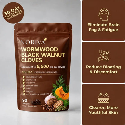 Flush Out Hidden Parasites & Larvae with Wormwood, Black Walnut & Cloves