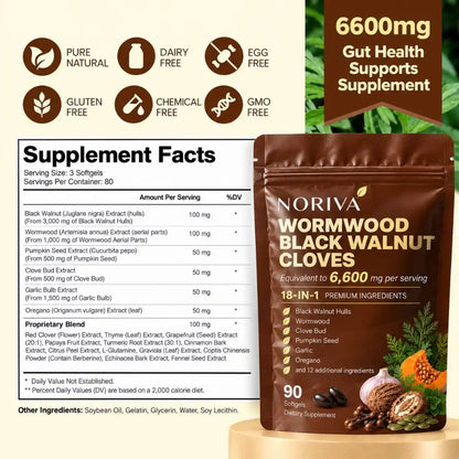 Flush Out Hidden Parasites & Larvae with Wormwood, Black Walnut & Cloves